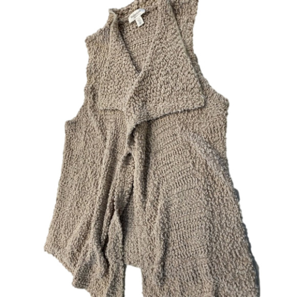 MOTHERHOOD maternity yarn vest/cardigan very cozy L/some pulls/wear - Picture 1 of 13